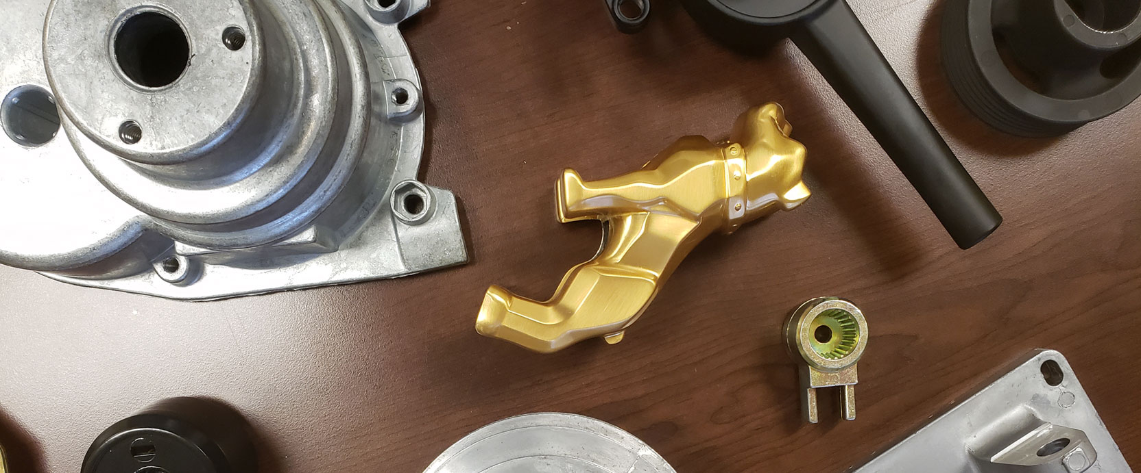 Anodized aluminum components