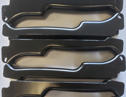 Finished coated die cast parts